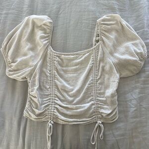 Wild Fable linen crop top